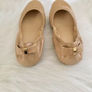 NIB Cole Haan Tan Manhattan Bow Ballet Flats